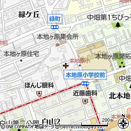 愛知県尾張旭市緑町緑ケ丘169周辺の地図
