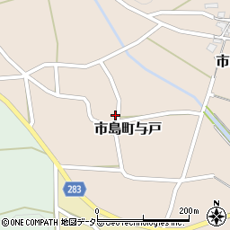 兵庫県丹波市市島町与戸1141周辺の地図