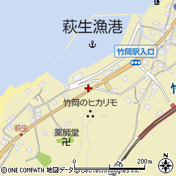 千葉県富津市萩生1178周辺の地図