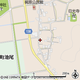 兵庫県丹波市市島町梶原197周辺の地図