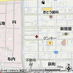 愛知県あま市新居屋鶴田95周辺の地図