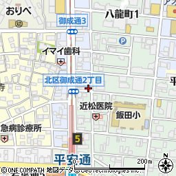 秋田米穀店周辺の地図