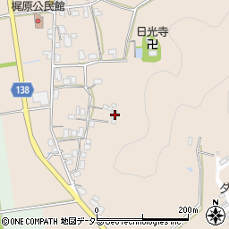 兵庫県丹波市市島町梶原180周辺の地図