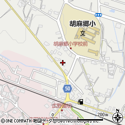 京都府南丹市日吉町胡麻中野辺谷3周辺の地図