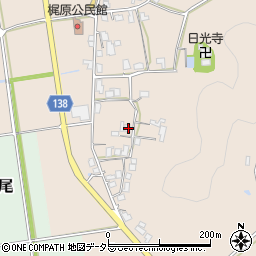 兵庫県丹波市市島町梶原186周辺の地図