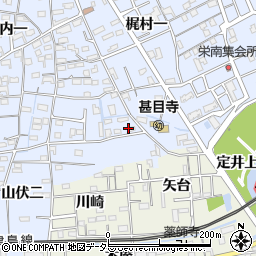愛知県あま市西今宿山伏一周辺の地図
