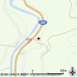 愛知県豊田市中当町ウトヲ周辺の地図