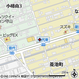 株式会社ホンダカーズ愛知　守山小幡店周辺の地図
