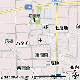 愛知県あま市富塚周辺の地図