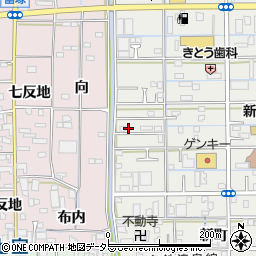 愛知県あま市新居屋鶴田70周辺の地図