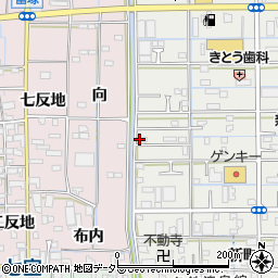 愛知県あま市新居屋鶴田68周辺の地図