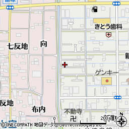 愛知県あま市新居屋鶴田69周辺の地図