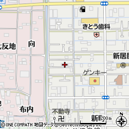 愛知県あま市新居屋鶴田72周辺の地図