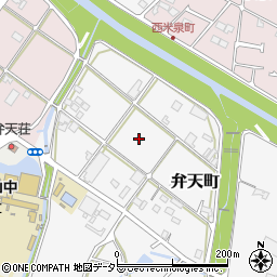 愛知県瀬戸市弁天町周辺の地図