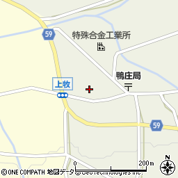 兵庫県丹波市市島町上牧704周辺の地図