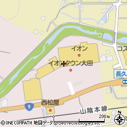 島根銀行大田支店周辺の地図