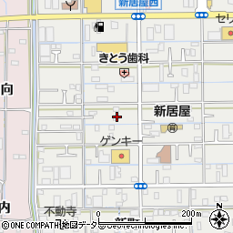 愛知県あま市新居屋鶴田82-2周辺の地図