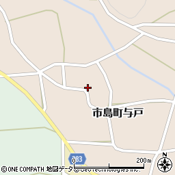 兵庫県丹波市市島町与戸1123周辺の地図