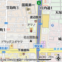 梶田左官店周辺の地図