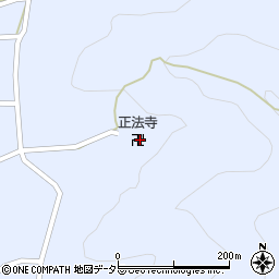 正法寺周辺の地図