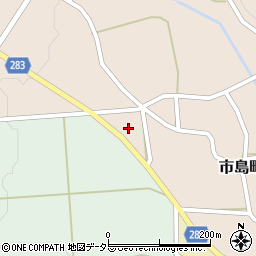 兵庫県丹波市市島町与戸1263周辺の地図