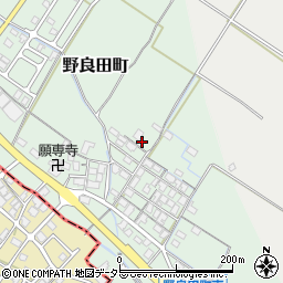 滋賀県彦根市野良田町周辺の地図