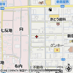 愛知県あま市新居屋鶴田49周辺の地図