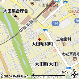 島根県大田市大田町大田昭和町周辺の地図