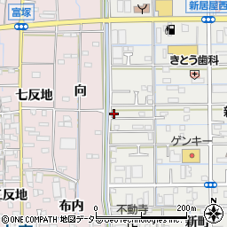 愛知県あま市新居屋鶴田41周辺の地図