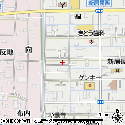 愛知県あま市新居屋鶴田54周辺の地図
