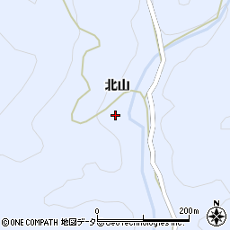 京都府京丹波町（船井郡）上大久保（ユブレ谷）周辺の地図