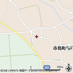 兵庫県丹波市市島町与戸1249周辺の地図