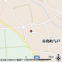 兵庫県丹波市市島町与戸1119周辺の地図