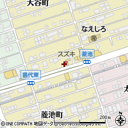 吉野家 守山店周辺の地図