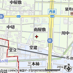 愛知県あま市丹波南屋敷周辺の地図