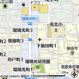名鉄協商下飯田町１丁目駐車場周辺の地図