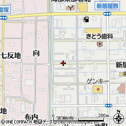 愛知県あま市新居屋鶴田48周辺の地図