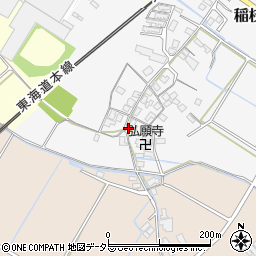 稲枝町西周辺の地図