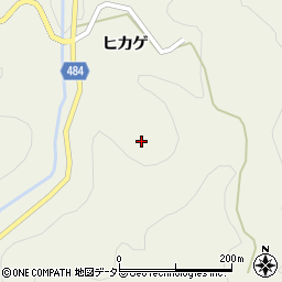 愛知県豊田市坪崎町ナシクゴ周辺の地図