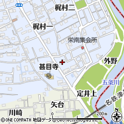 愛知県あま市西今宿梶村三48-1周辺の地図