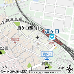 個別指導キャンパス　須ヶ口駅前校周辺の地図
