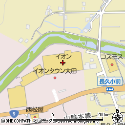 イオン大田店周辺の地図
