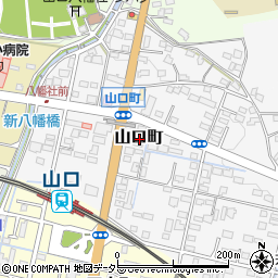 愛知県瀬戸市山口町周辺の地図
