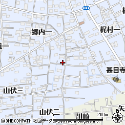 愛知県あま市西今宿郷内一13周辺の地図