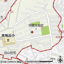 愛知県名古屋市守山区本地が丘周辺の地図