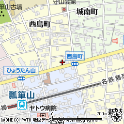 愛知県名古屋市守山区西島町14周辺の地図