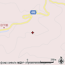 愛知県豊田市日下部町堤周辺の地図
