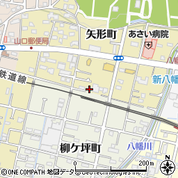 愛知県瀬戸市矢形町91周辺の地図