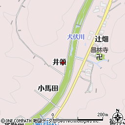 愛知県豊田市御作町井領周辺の地図