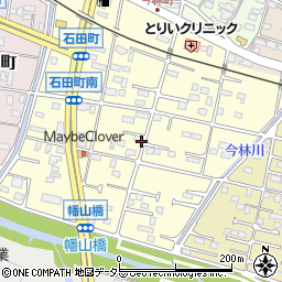 愛知県瀬戸市石田町周辺の地図